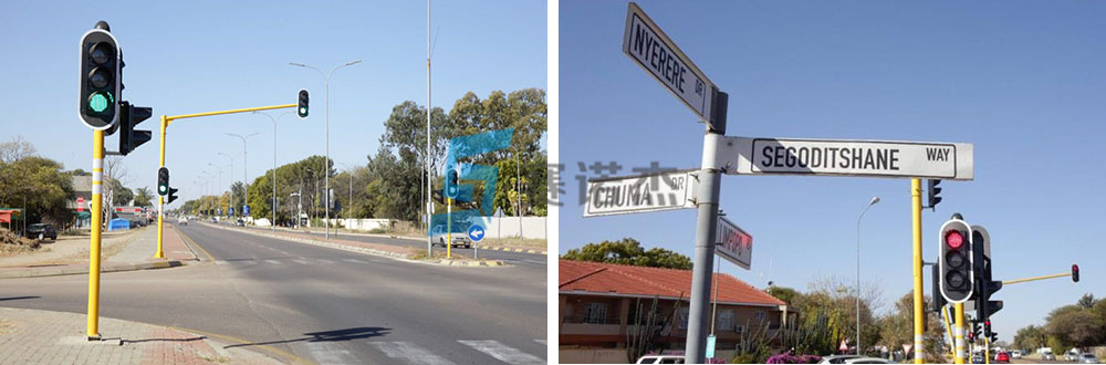 非洲博茨瓦納120路口交通信號(hào)燈項(xiàng)目圖片3