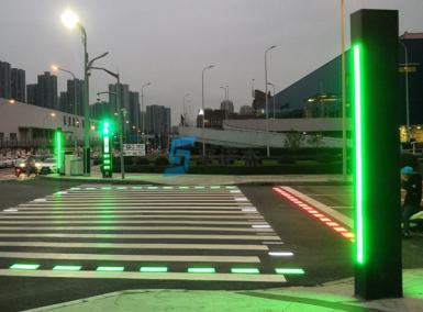 重慶市行人過(guò)街警示一體機(jī)項(xiàng)目